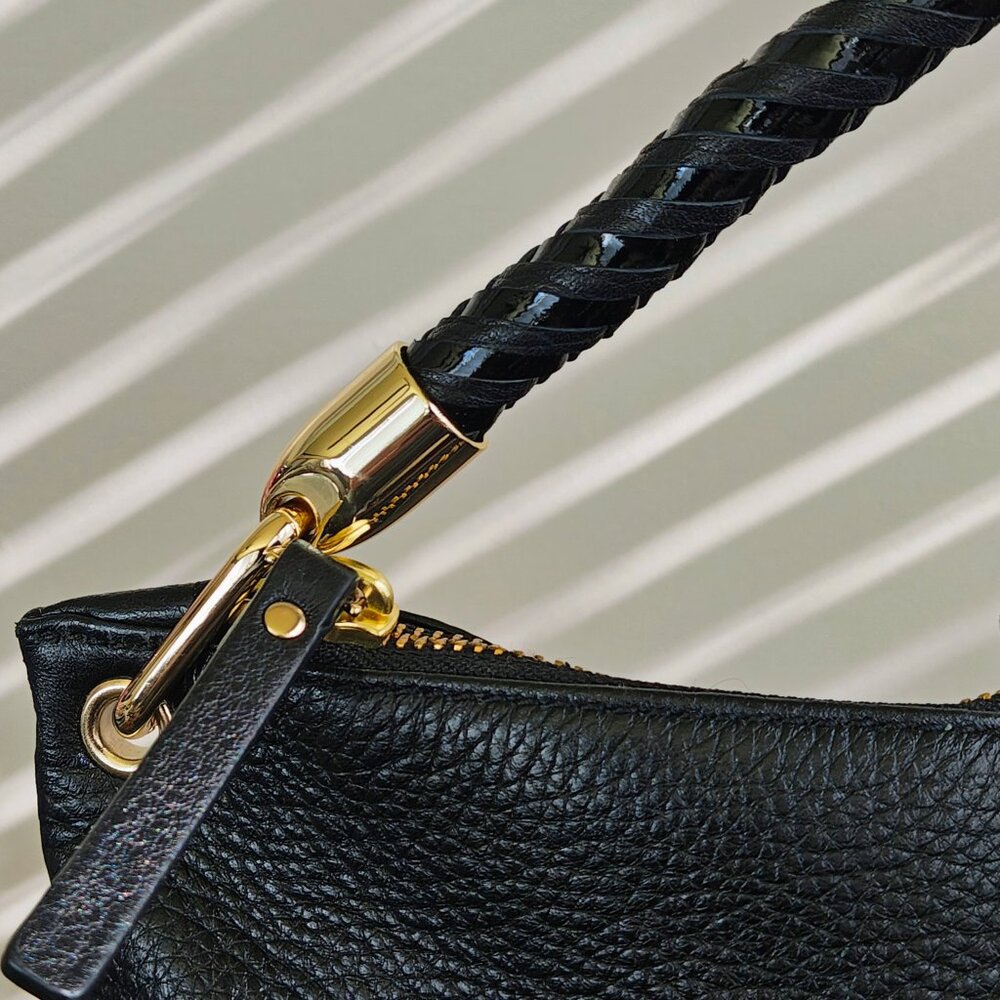 KATE SPADE Gorgeous Pebble Leather Slouchy Convertible Hobo Bag - Picture 11 of 13